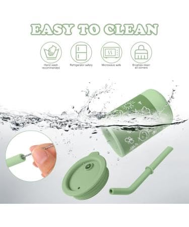 Baby Sipper Cup Silicone Sipper with Straw