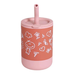 Baby Sipper Cup Silicone Sipper with Straw