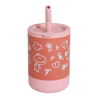 Baby Sipper Cup Silicone Sipper with Straw