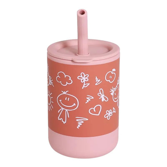 Baby Sipper Cup Silicone Sipper with Straw