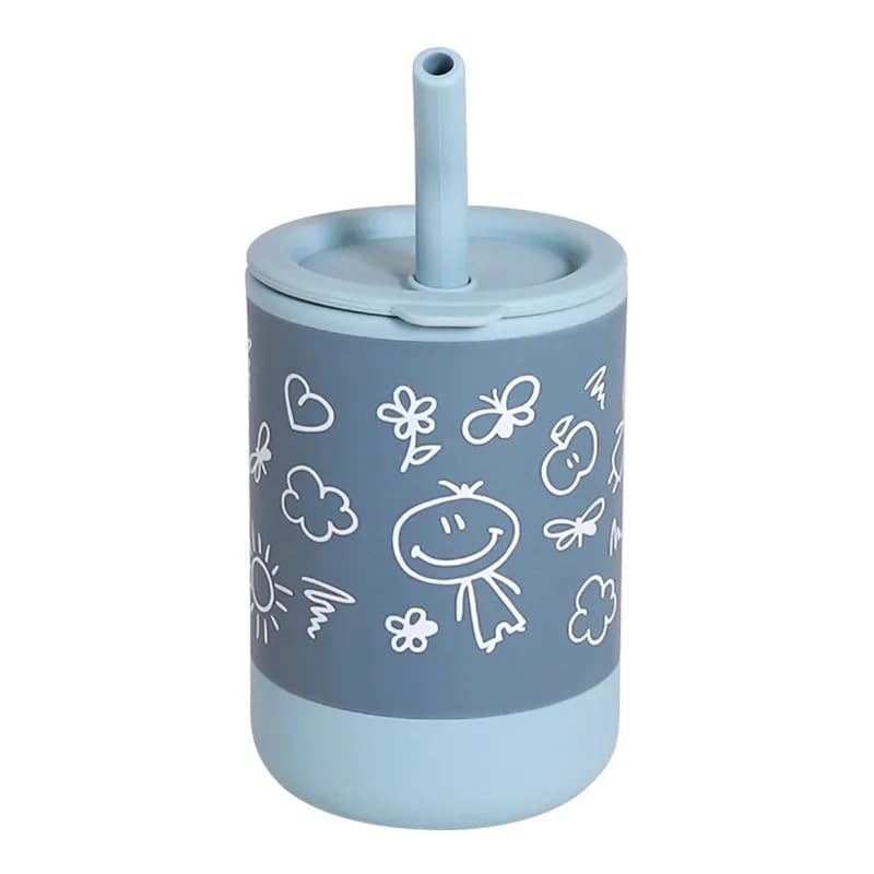 Baby Sipper Cup Silicone Sipper with Straw