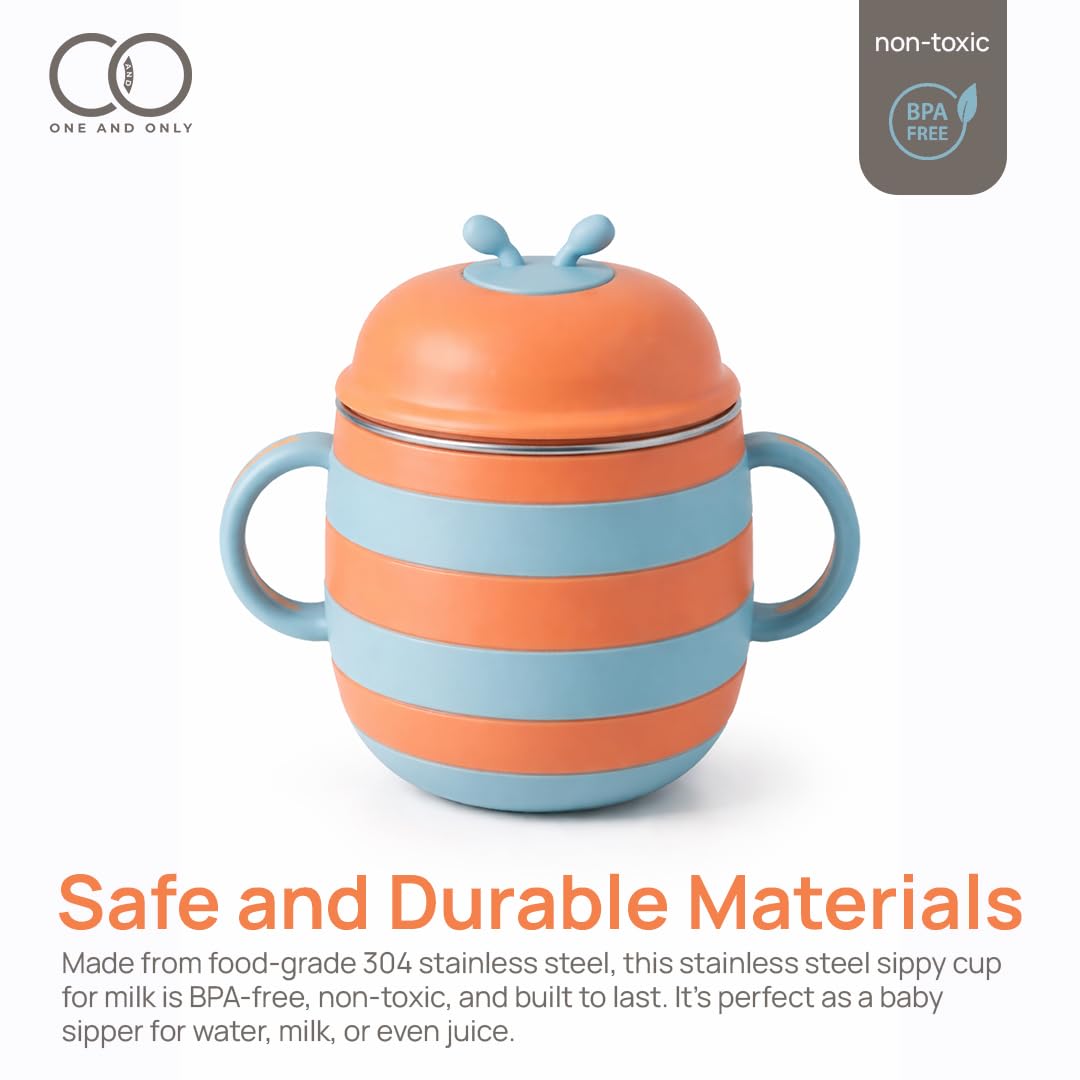 ONE AND ONLY Stainless Steel Sippy Cup