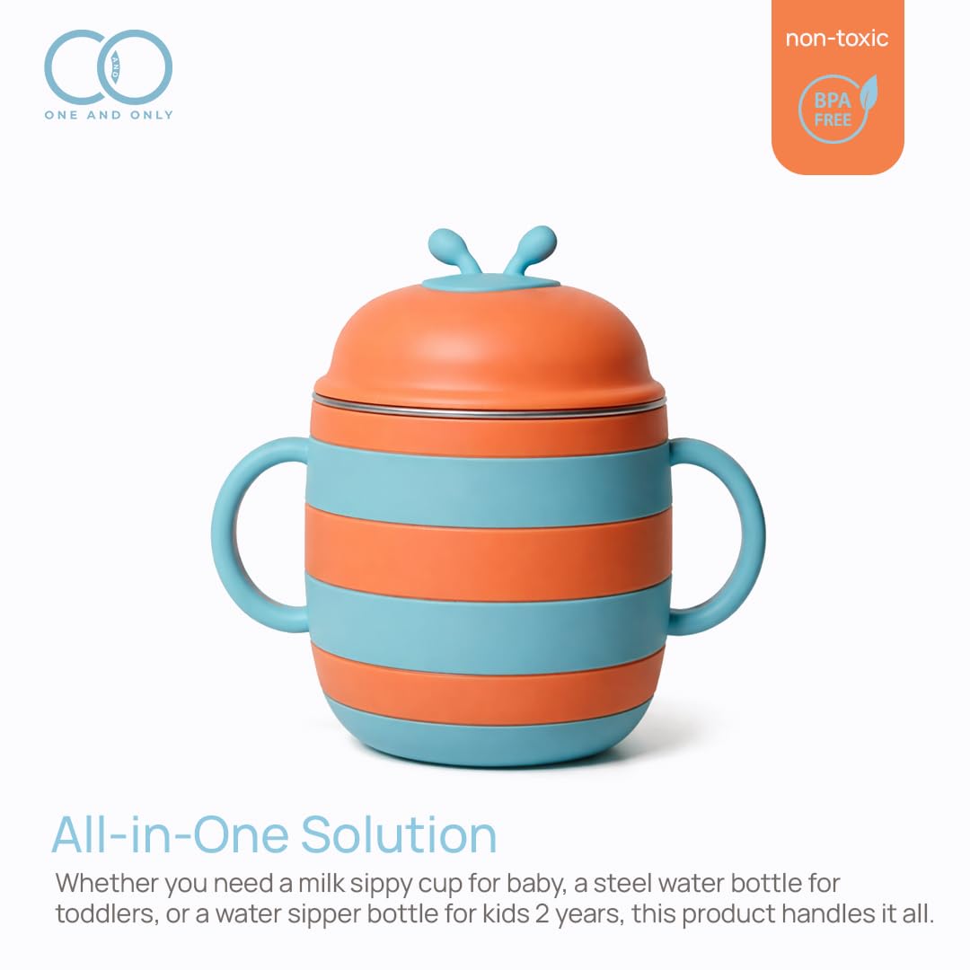 ONE AND ONLY Stainless Steel Sippy Cup