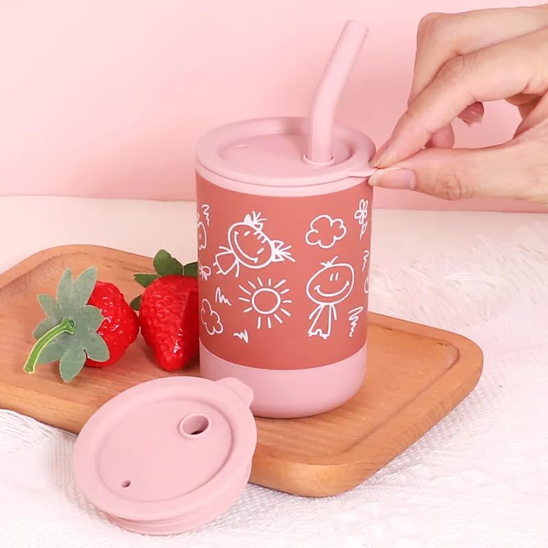 Baby Sipper Cup Silicone Sipper with Straw