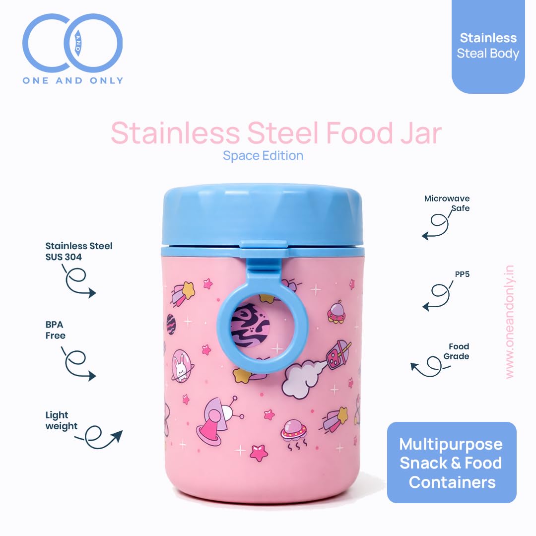 ONE AND ONLY Stainless Steel Food Jar