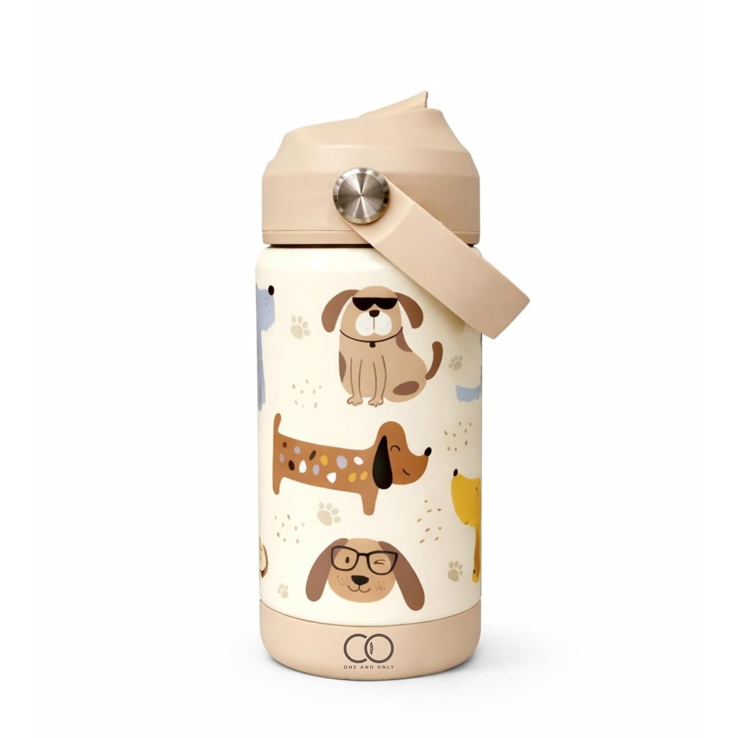 ONE AND ONLY Water Bottle Steel Cartoon Printed
