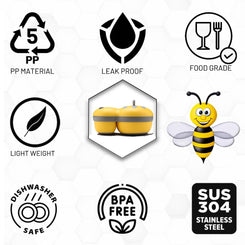 Cute Honeybee Kids Lunch Box