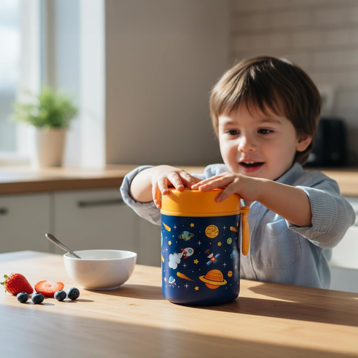 ONE AND ONLY Stainless Steel Food Jar
