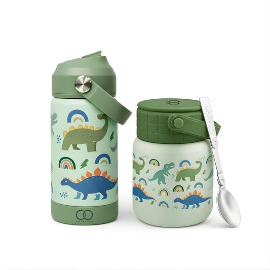 Kids Lunch Box & Water Bottle Pack