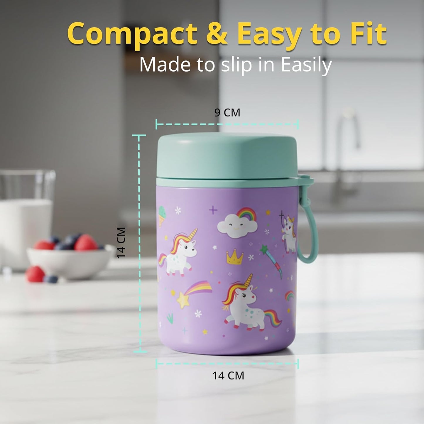 ONE AND ONLY Stainless Steel Food Jar