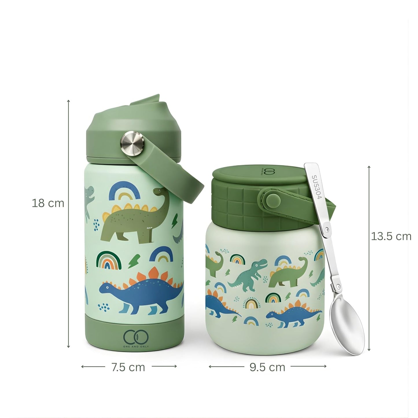 Kids Lunch Box & Water Bottle Pack
