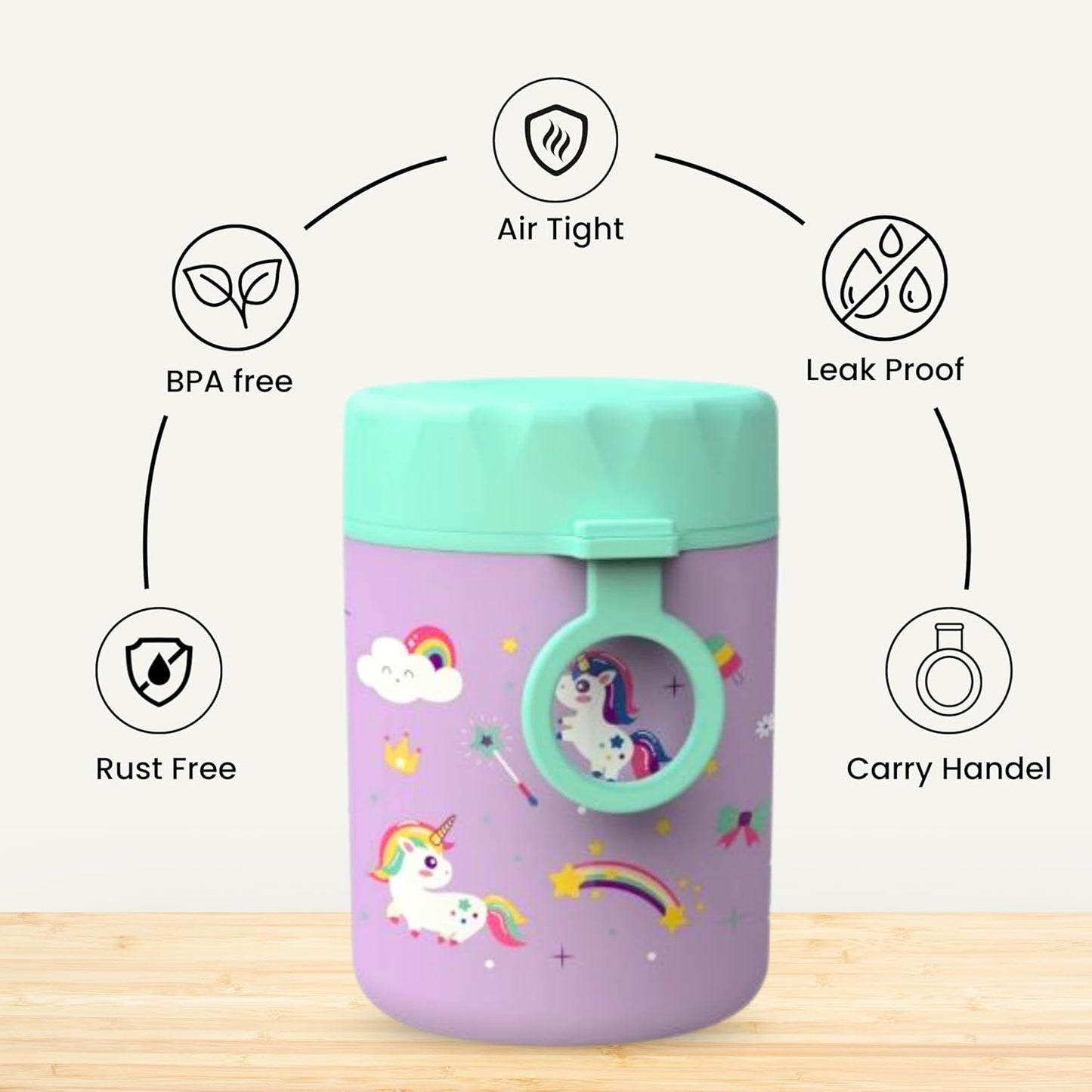 ONE AND ONLY Stainless Steel Food Jar