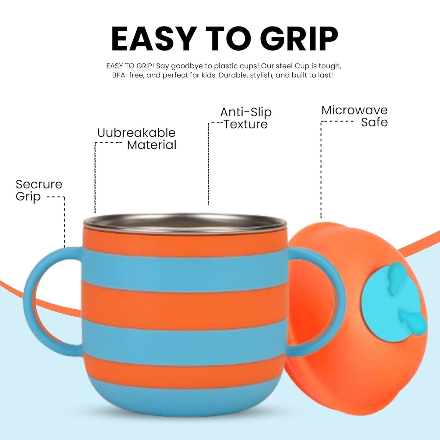 ONE AND ONLY Stainless Steel Sippy Cup