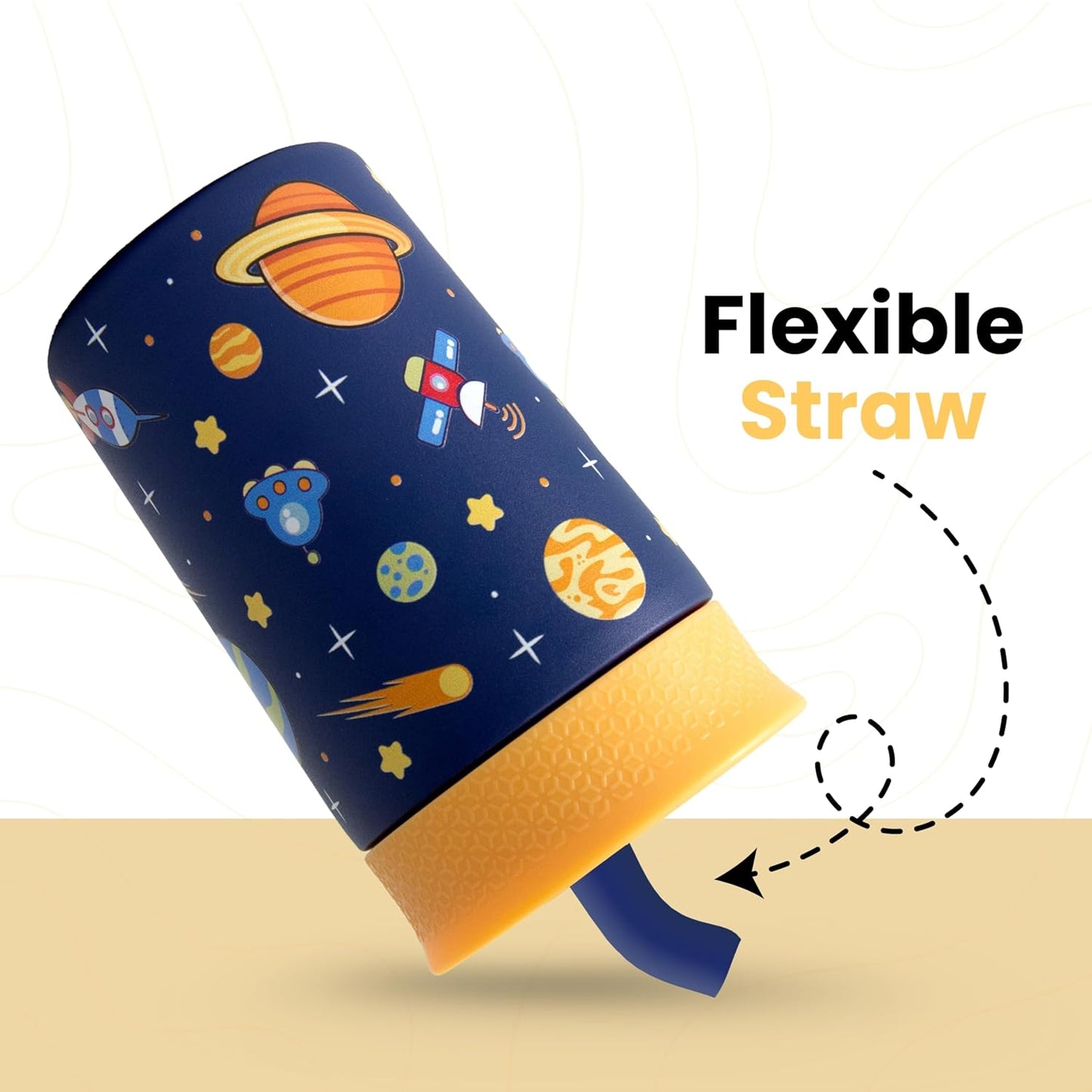 Space Explorer Printed Kids Lunch & Sipper Combo Set