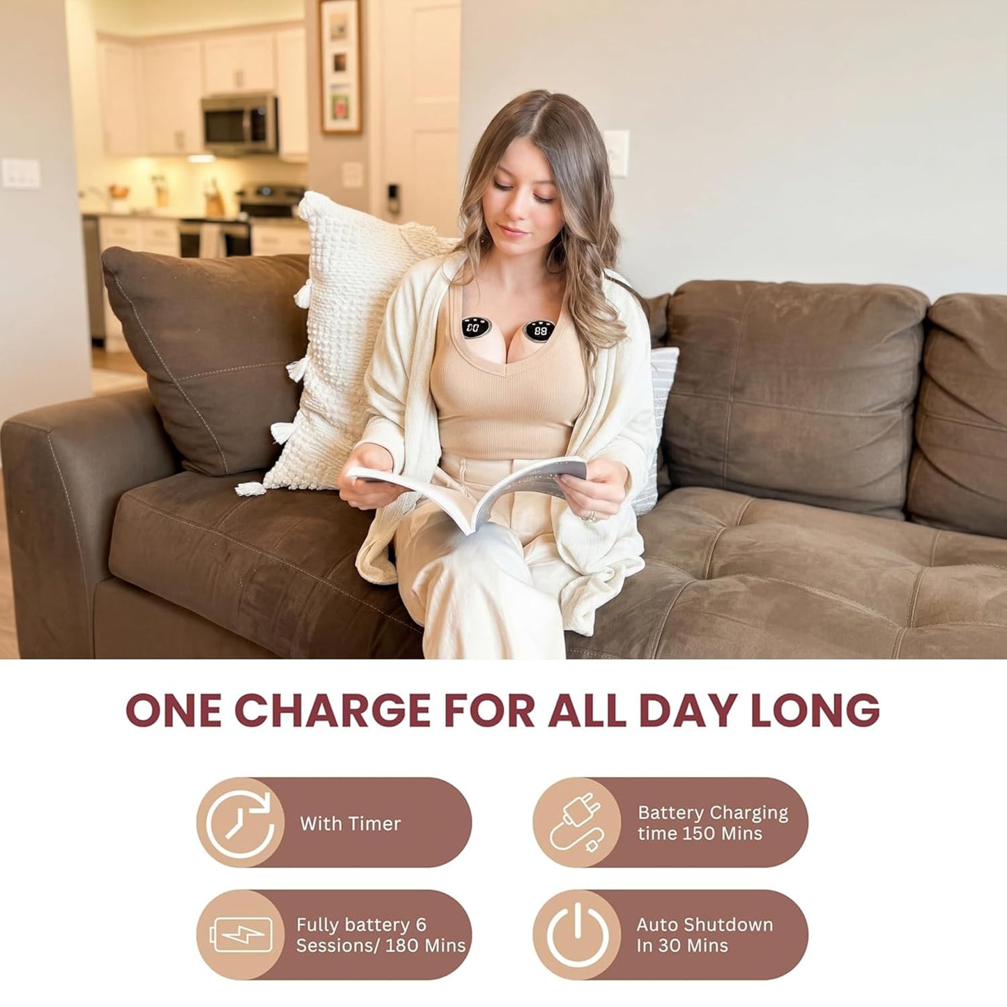 Wearable Breast Pump with Premium Storage Bag
