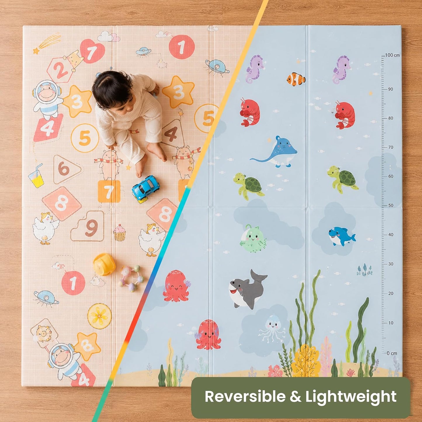 Extra Large Foldable Baby Play Mat