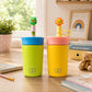 Steel Sipper 350ml, Yellow/Green