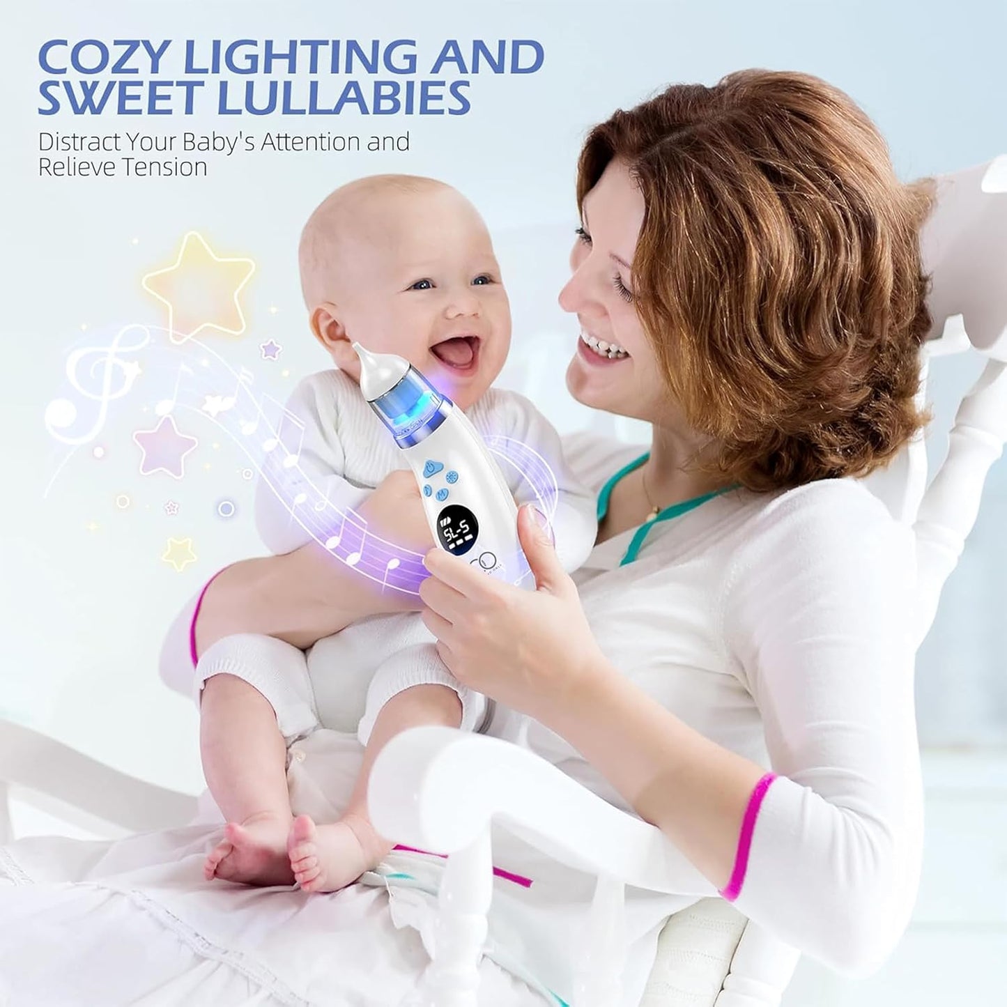 Nasal Aspirator Electric White Nose Cleaner