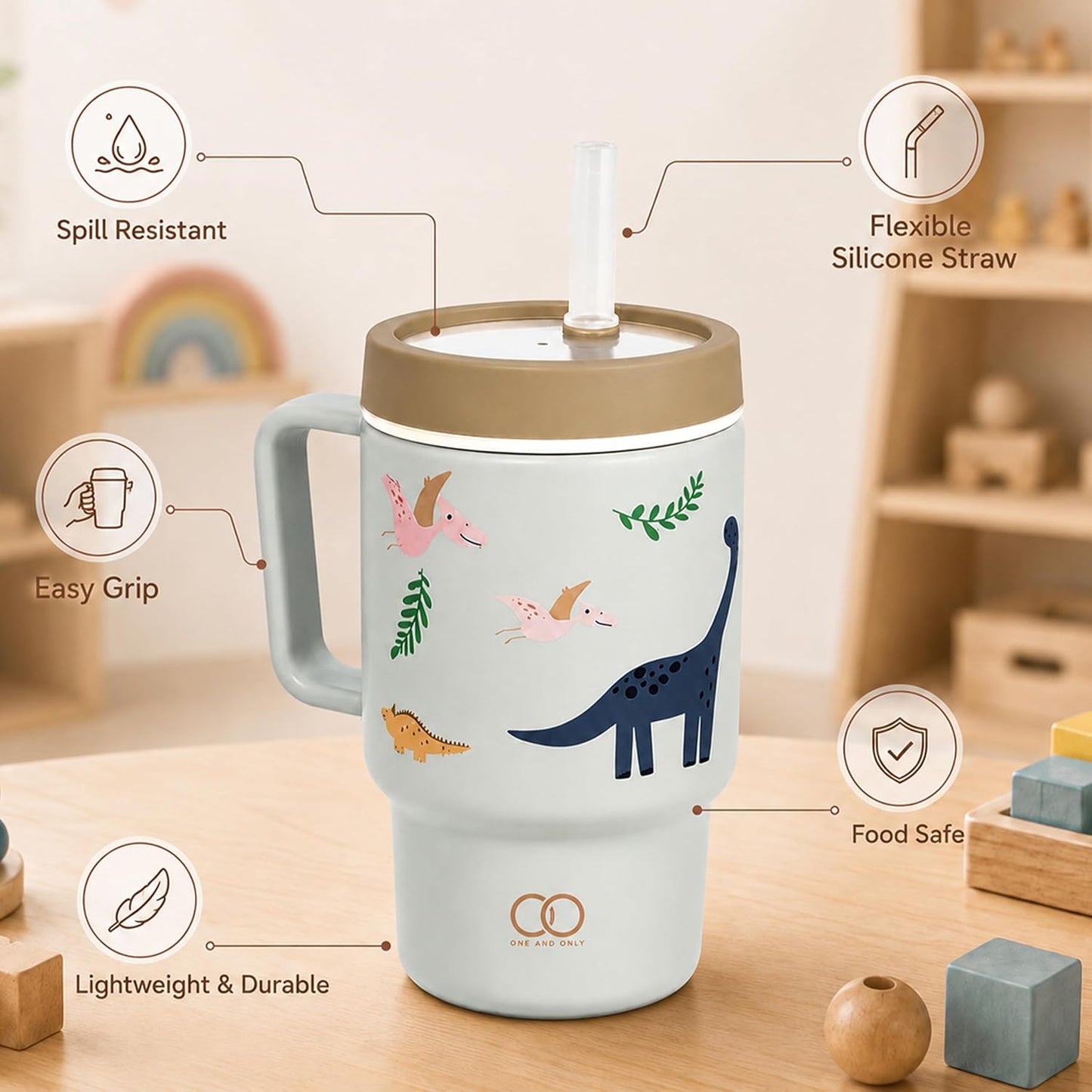 Tumbler with Straw