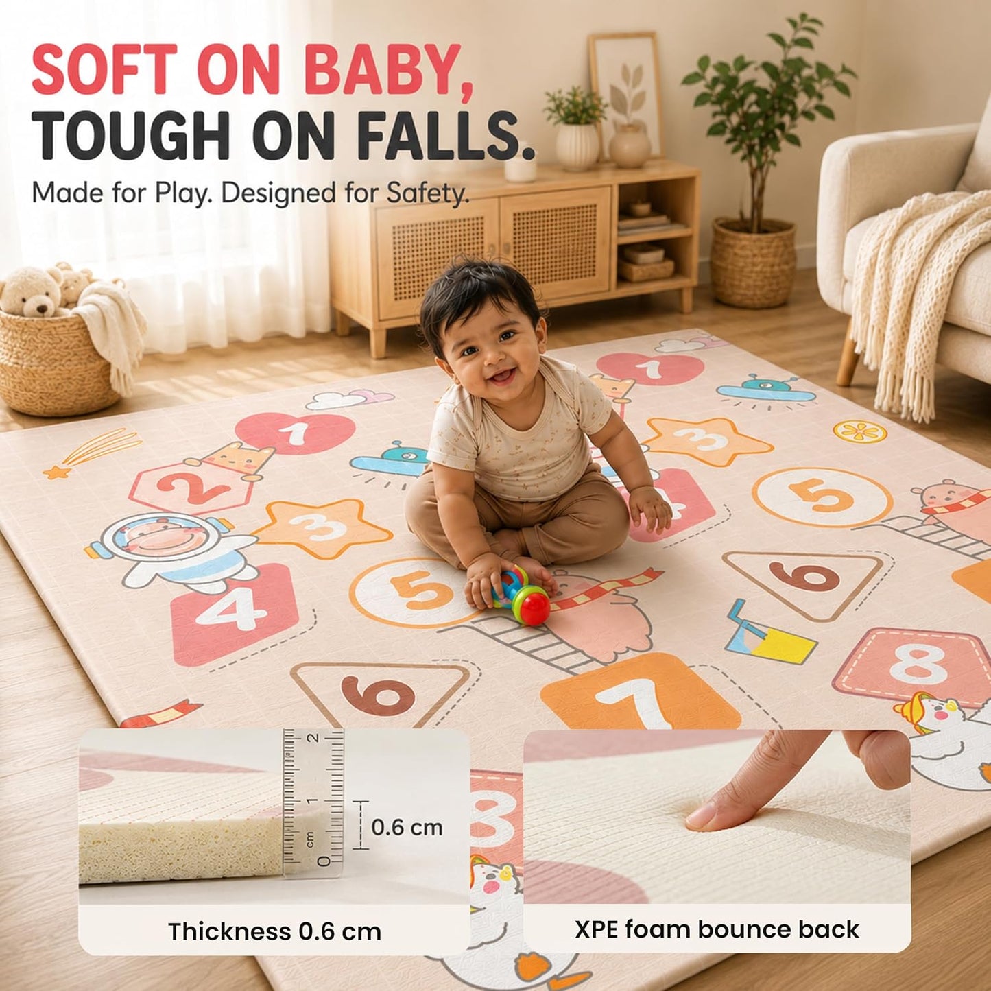 Extra Large Foldable Baby Play Mat