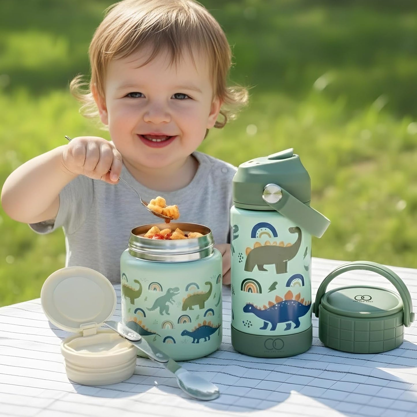 Kids Lunch Box & Water Bottle Pack