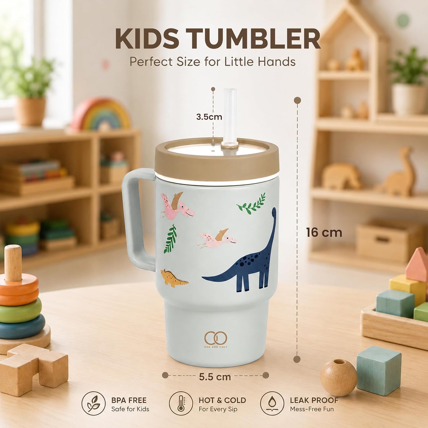 Tumbler with Straw