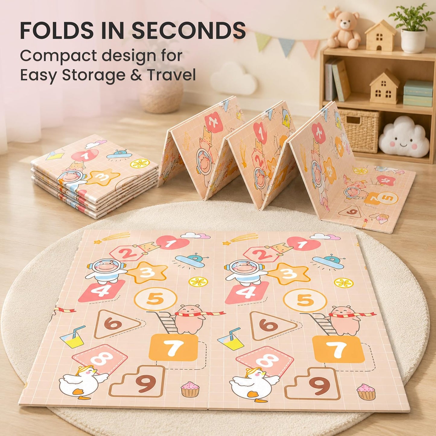 Extra Large Foldable Baby Play Mat