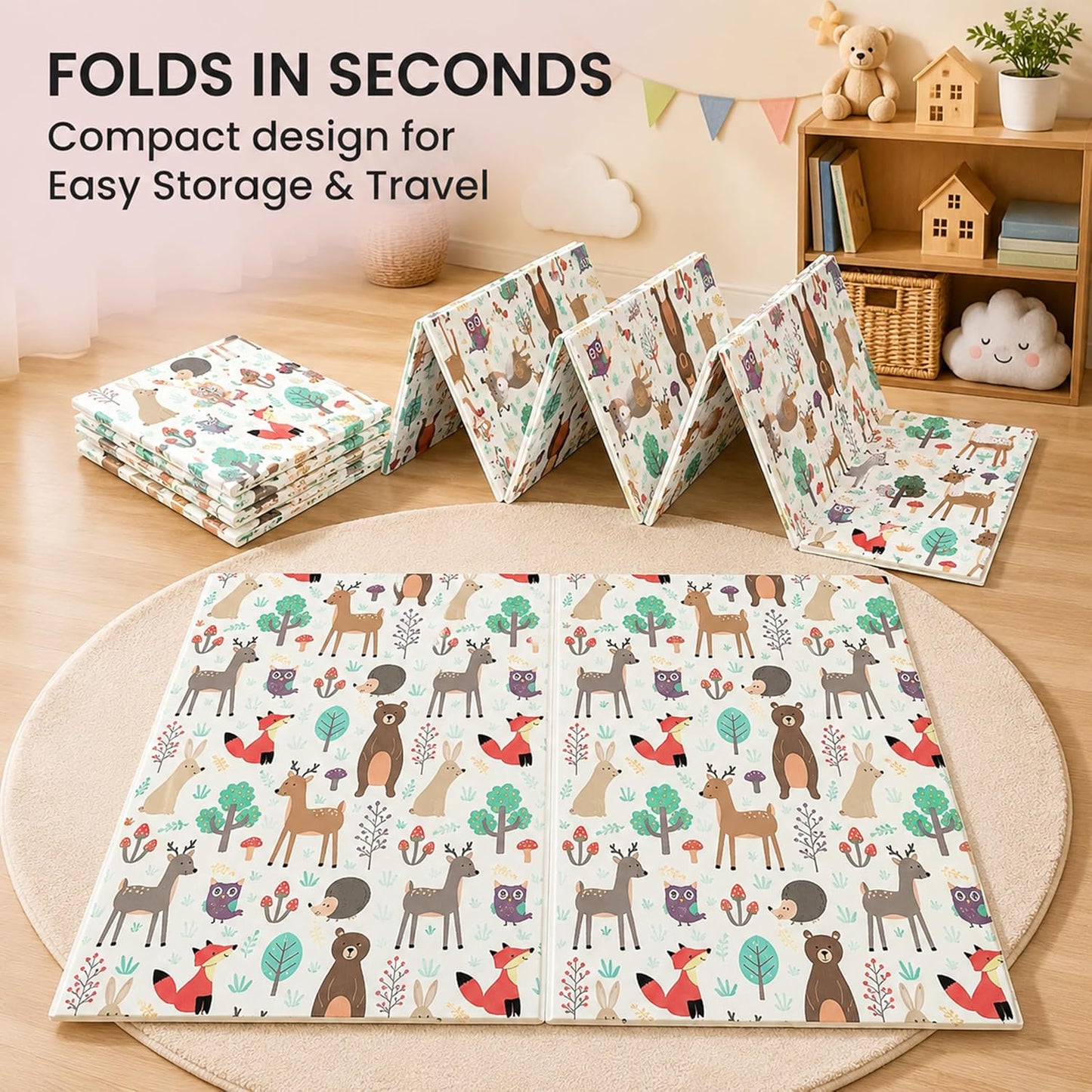 Extra Large Foldable Baby Play Mat