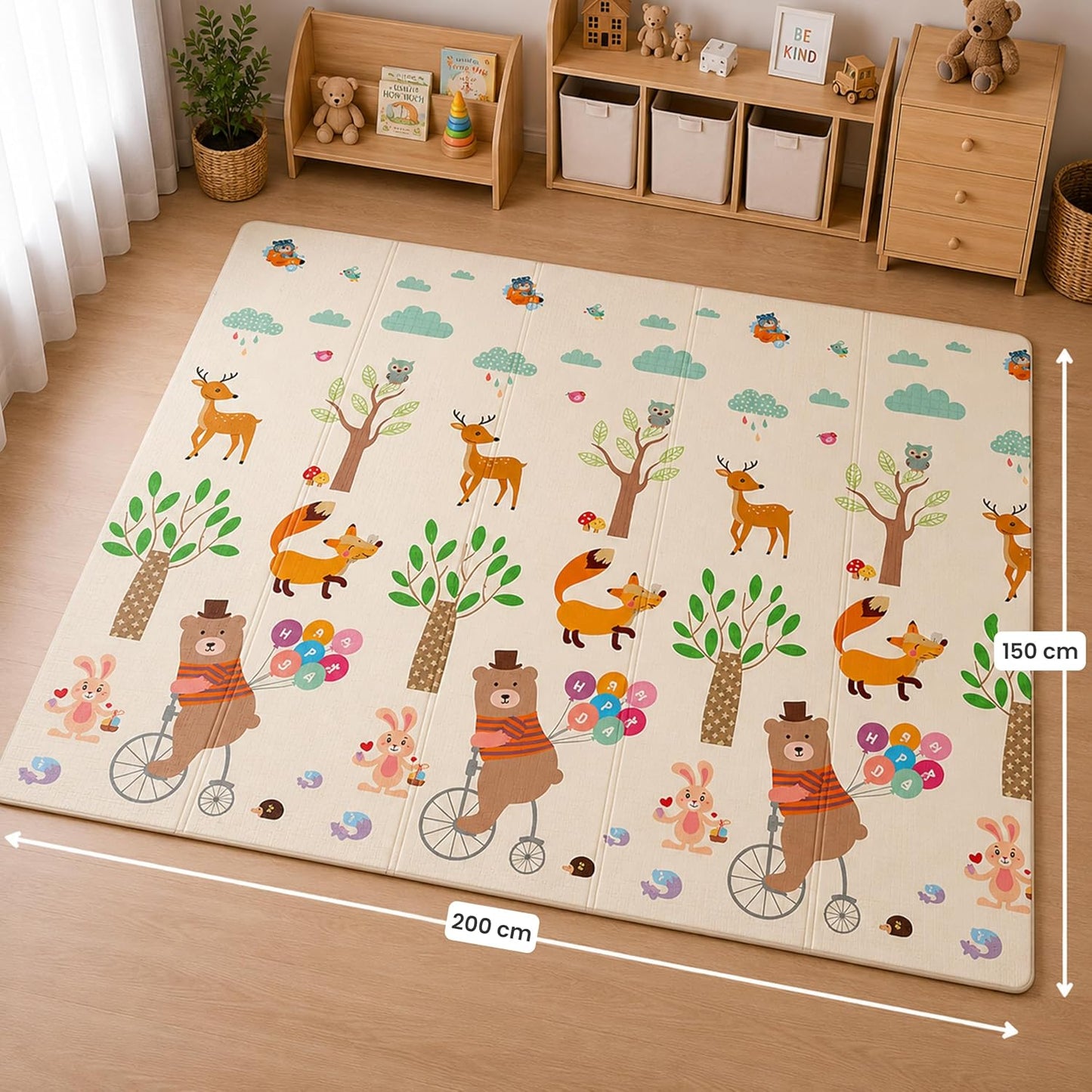 Extra Large Foldable Baby Play Mat